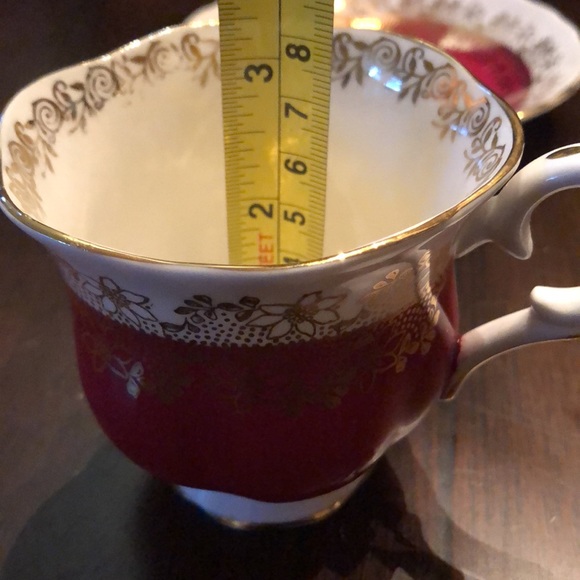 🏴󠁧󠁢󠁥󠁮󠁧󠁿 Crown Staffordshire Tea Cup & Saucer fine bone china set - Picture 9 of 9